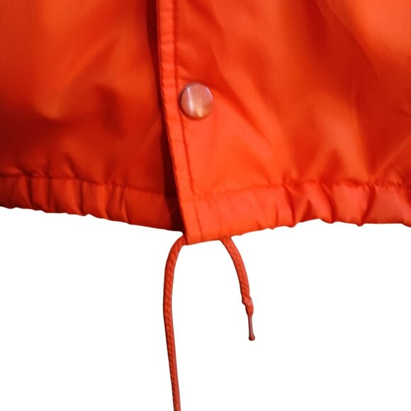 Men's Medium Vintage Coach Jacket Nebraska Imperial Longhorns USA Snap Buttons - Picture 6 of 6